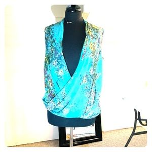NWOT TealGorgeous Kut From Kloth "Amelia blouse